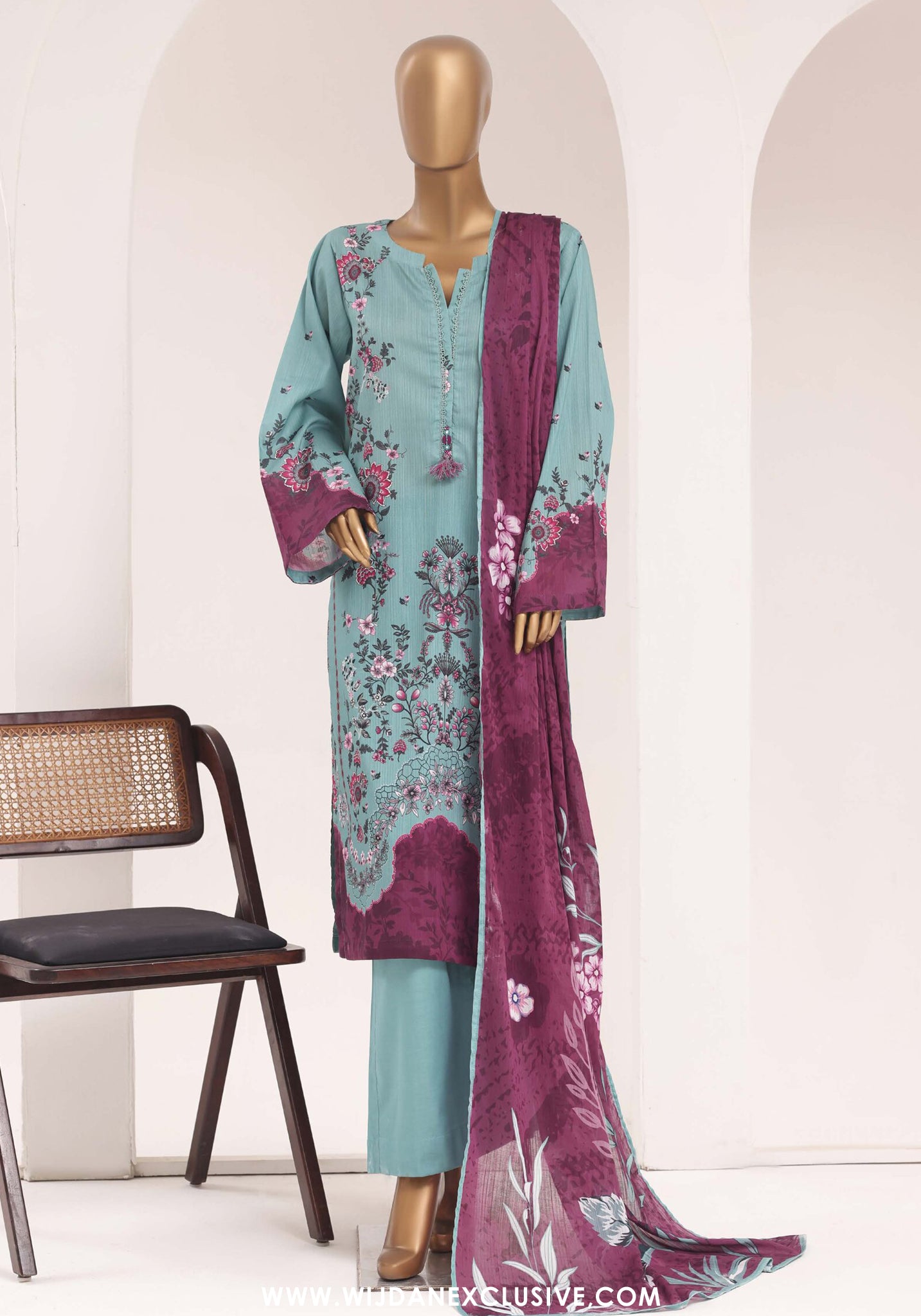 Sadabahar Stitched Printed Lawn Vol-10 Collection – 2026 (D-01)