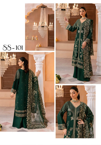 Shehnai Raw Silk Collection'25 Vol-01 by Ramsha SS-101