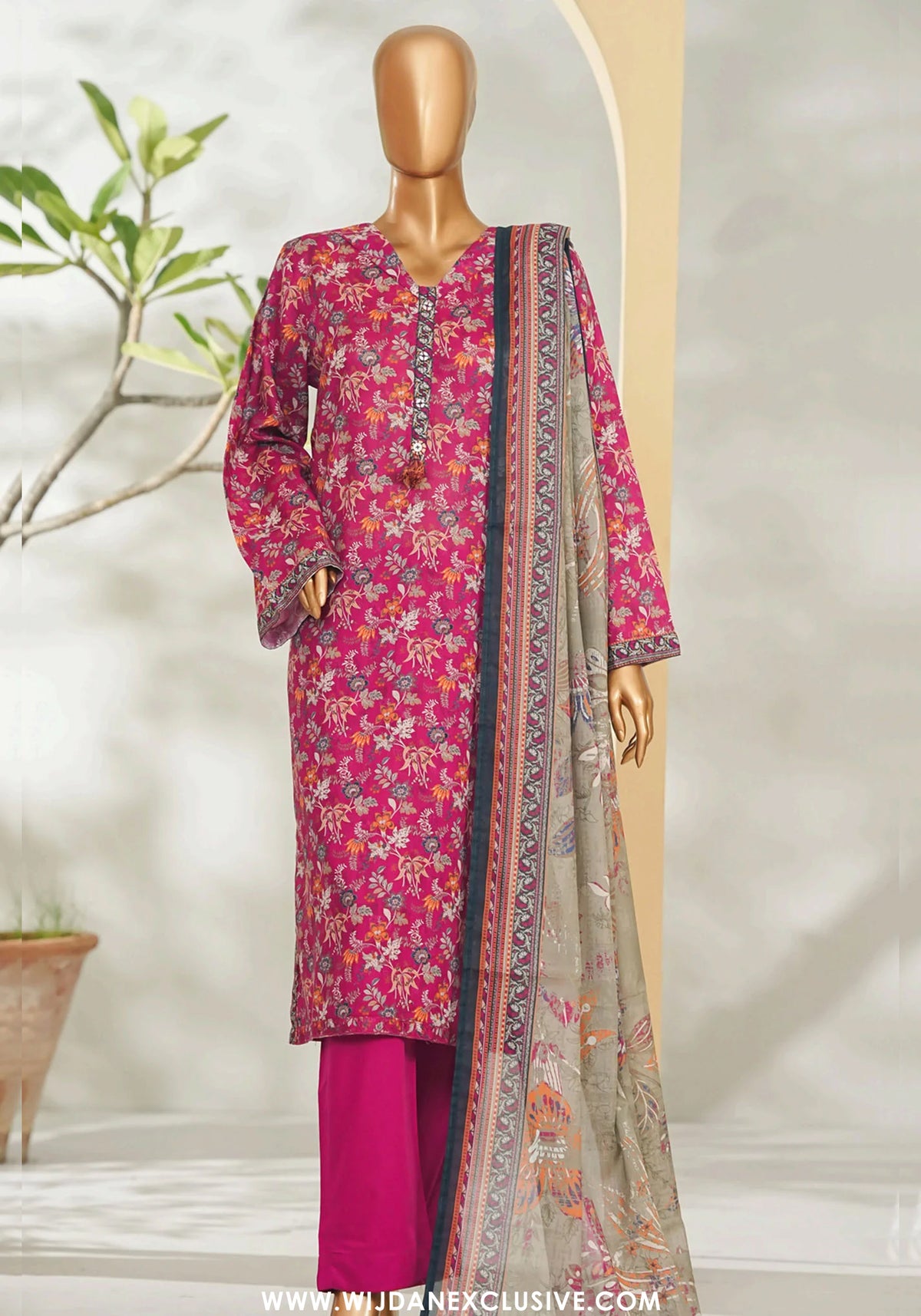Bin Saeed Stitched Exclusive Printed Lawn Vol-I Collection - 2026 BSE-09-ATISHI