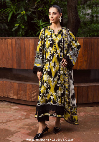 Nureh Unstitched Signature Printed Linen Collection - 2025 SP-168