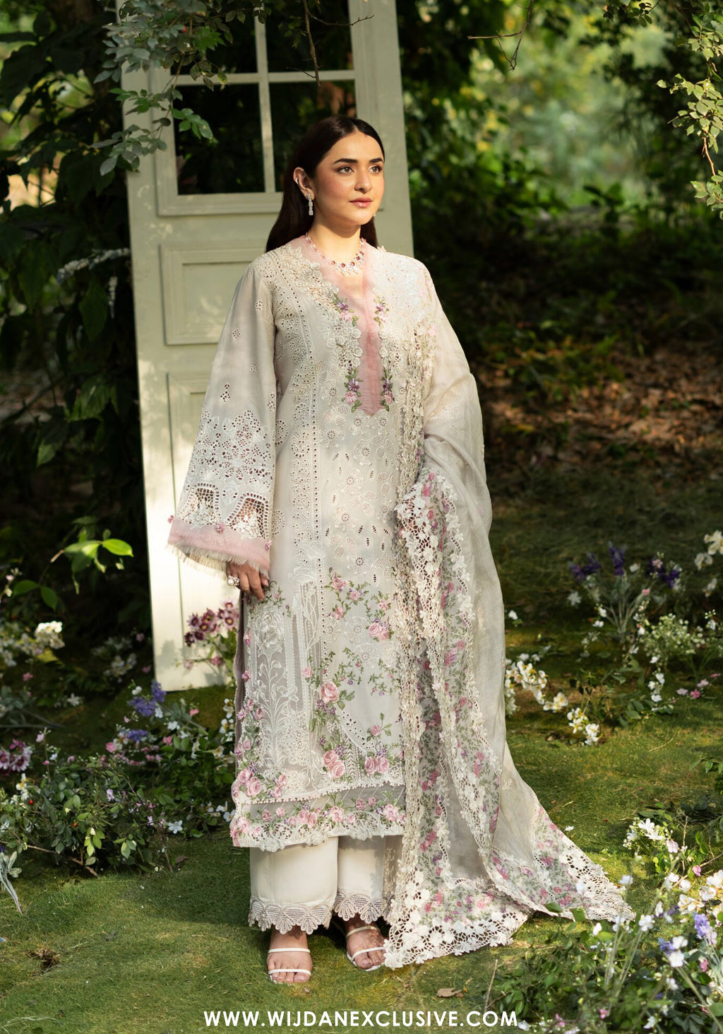 Elaf Unstitched Luxury Lawn Vol-II Collection - 2026 (ELQ-1A)
