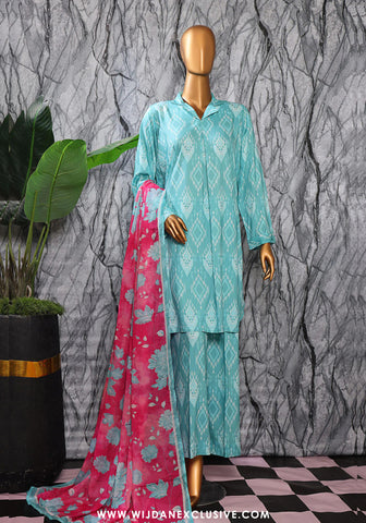 HZ Linen Wintry Unstitched 3PC Printed Collection - 2025 LWP-1313