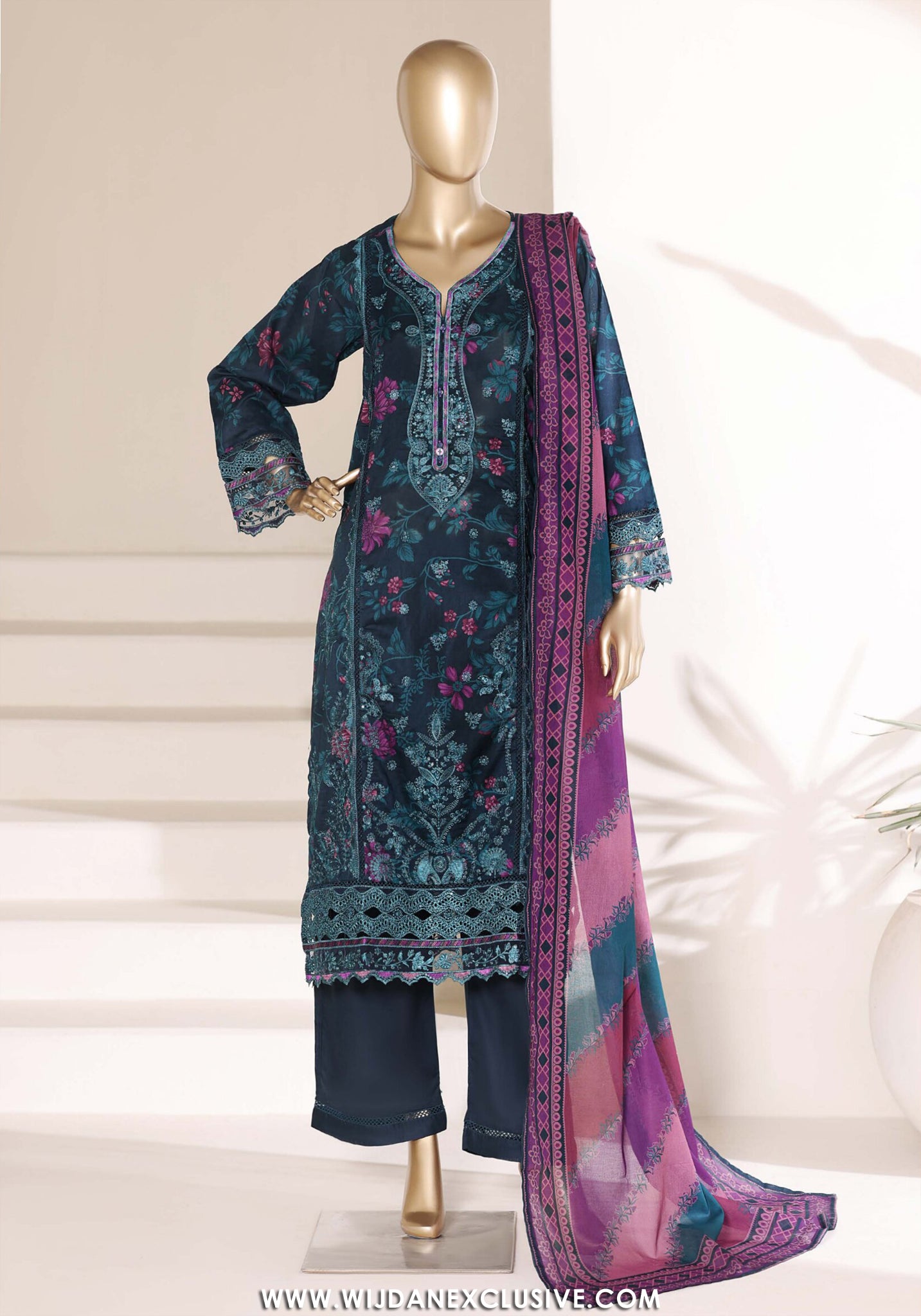 Sadabahar Signature Stitched Embroidered Festive Vol-V Collection - 2026 SB05FL-01