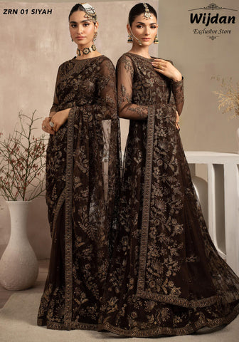 Naqsh Festive Formals Collection by Zarif ZRN-01 SIYAH