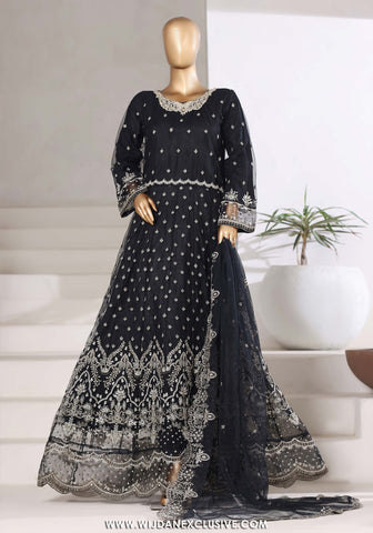 Mahpara by Sadabahar | Stitched Festive Formal Frock Collection - 2025 (BLACK)