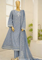 Bin Saeed Stitched Luxury Festive Embroidered Frock 3pc Collection - 2026 (D-01)