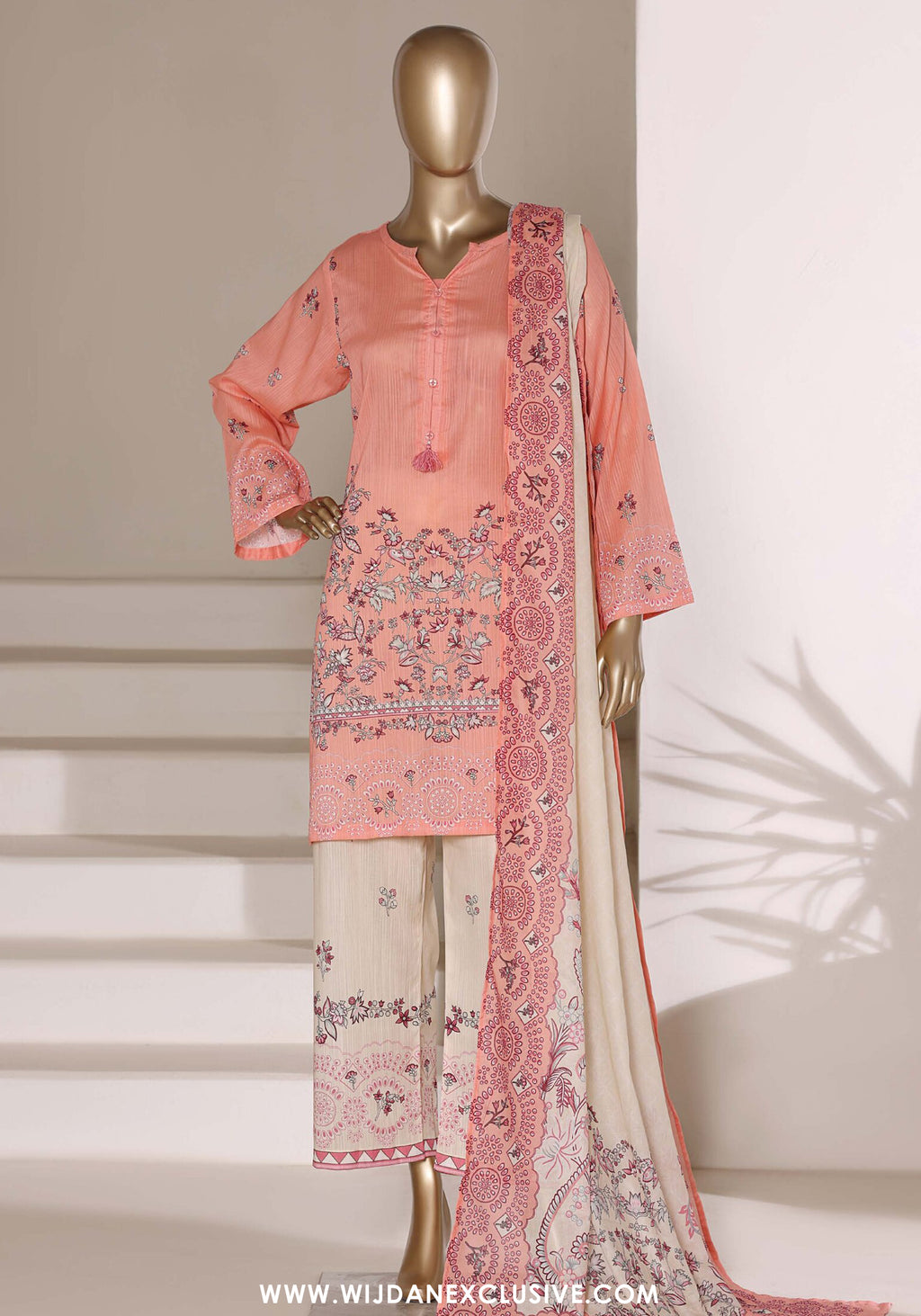 Sadabahar Stitched Printed Lawn Vol-07 Collection - 2026 (D-01)