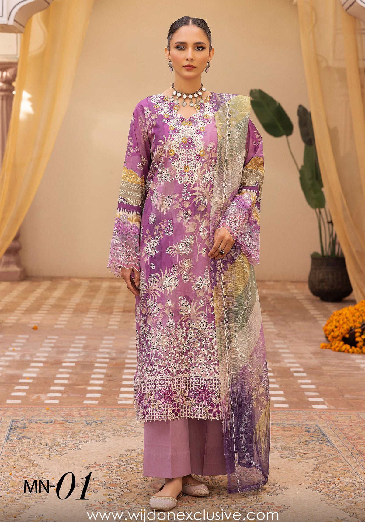 Morni Signature Lawn Collection'25 by Nur D-01