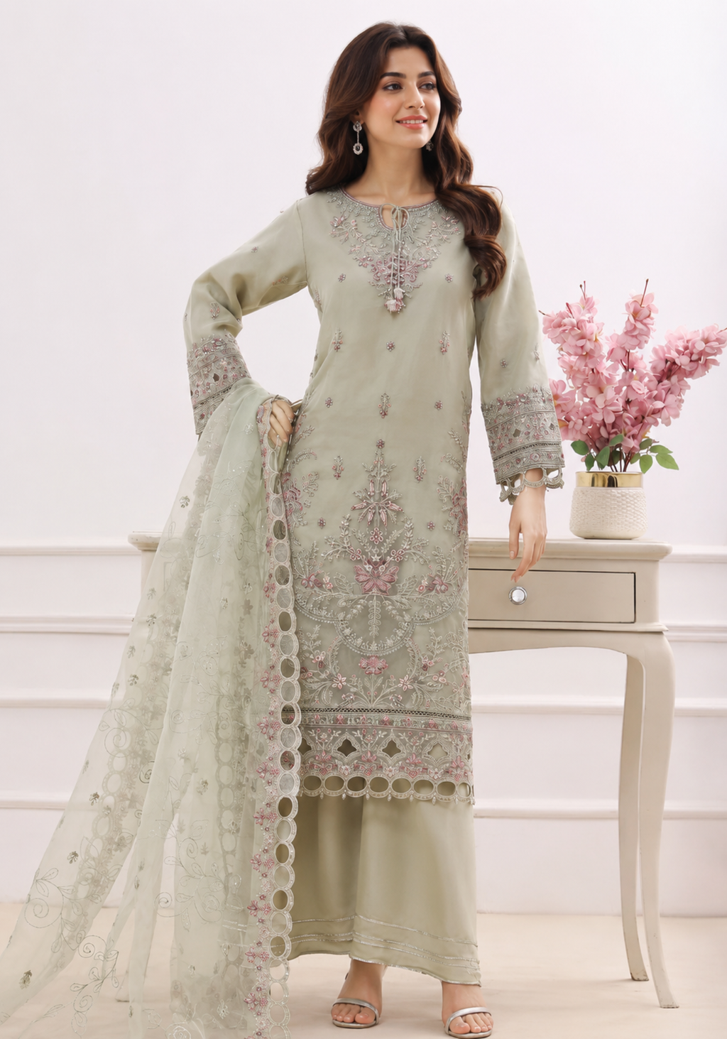 Sadabahar Mahpara Stitched Festive Formal Vol-01 Collection - 2026 (D-01)