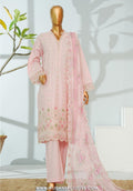 Bin Saeed Stitched Luxury Lawn Embroidered Vol-I Collection - 2026 (D-01)