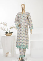 Summer Essentials by Amna Khadija | Stitched Embroidered 2PC Co-Ords Collection - 2026 (D-01)