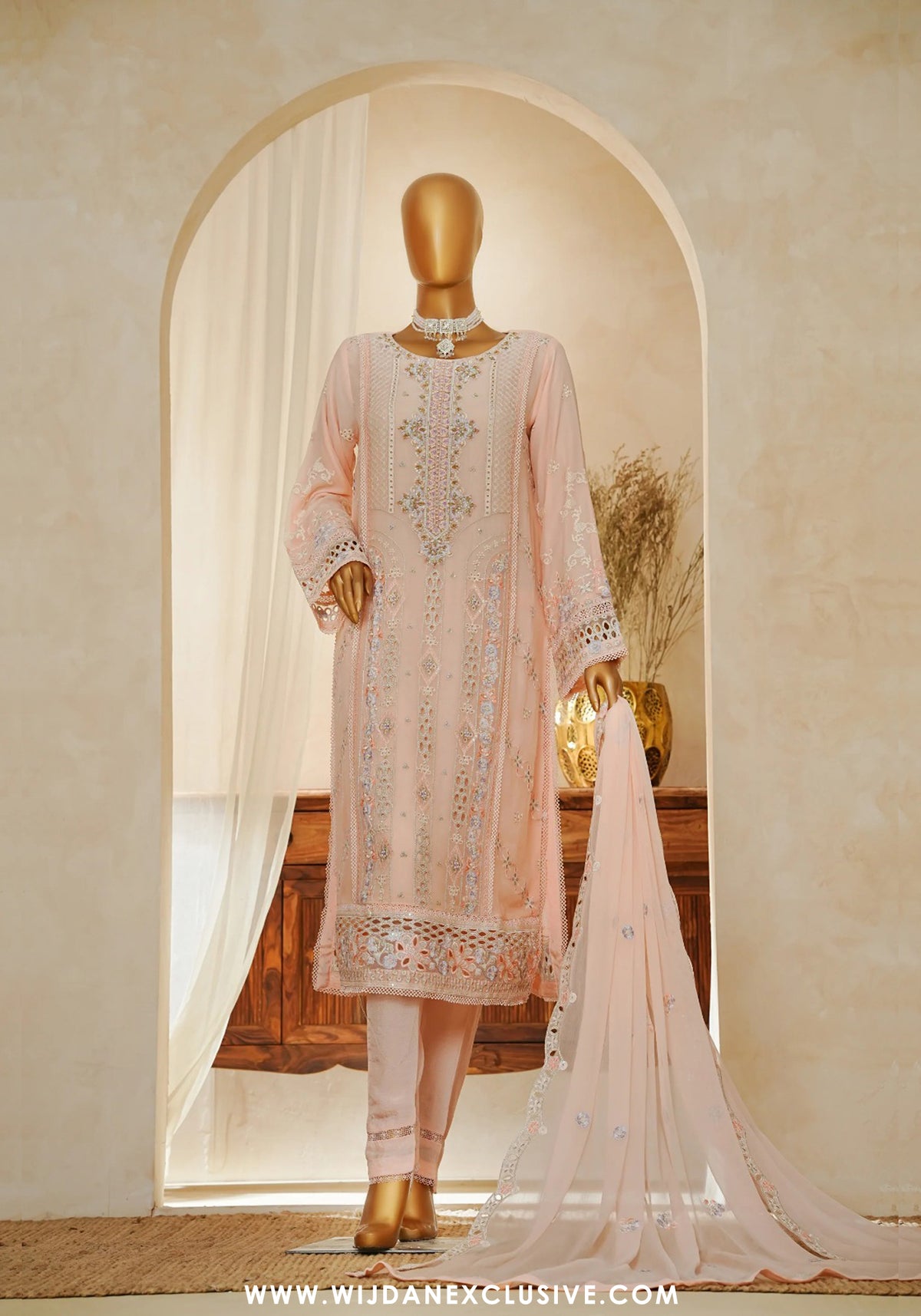 Maria Fabrics Pehzaan Stitched Formal Chiffon Collection - 2025 (TALIAH)