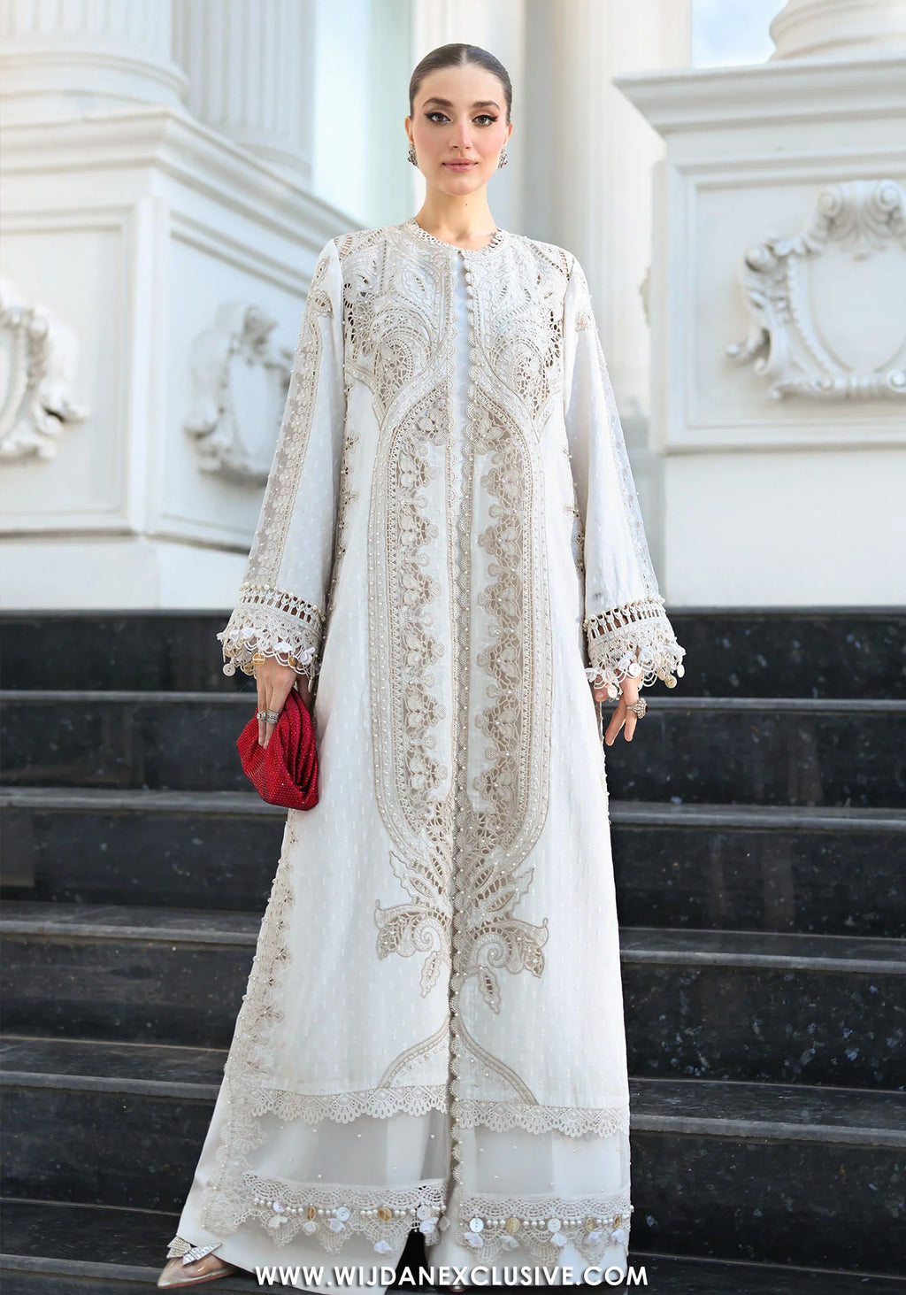Maria.B Unstitched Embroidered Lawn Collection - 2026 (D-01)