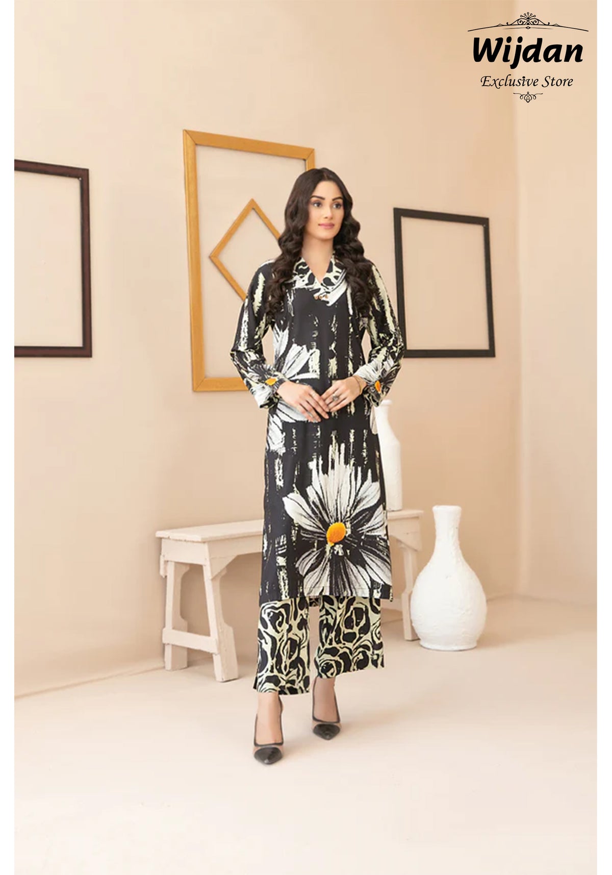 Zayana 2pc Stitched Staple Digital Print Collection'24 by Tawakkal D-01