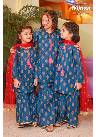 Guriya Kids Boutique Girls Spring Collection'25 by Amna khadija D-01