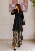 Afsana by Amna Khadija | Stitched 2pc Embroidered Lawn Collection - 2026 (D-01)