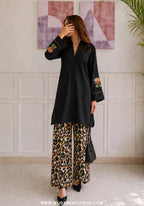 Afsana by Amna Khadija | Stitched 2pc Embroidered Lawn Collection - 2026 (D-01)