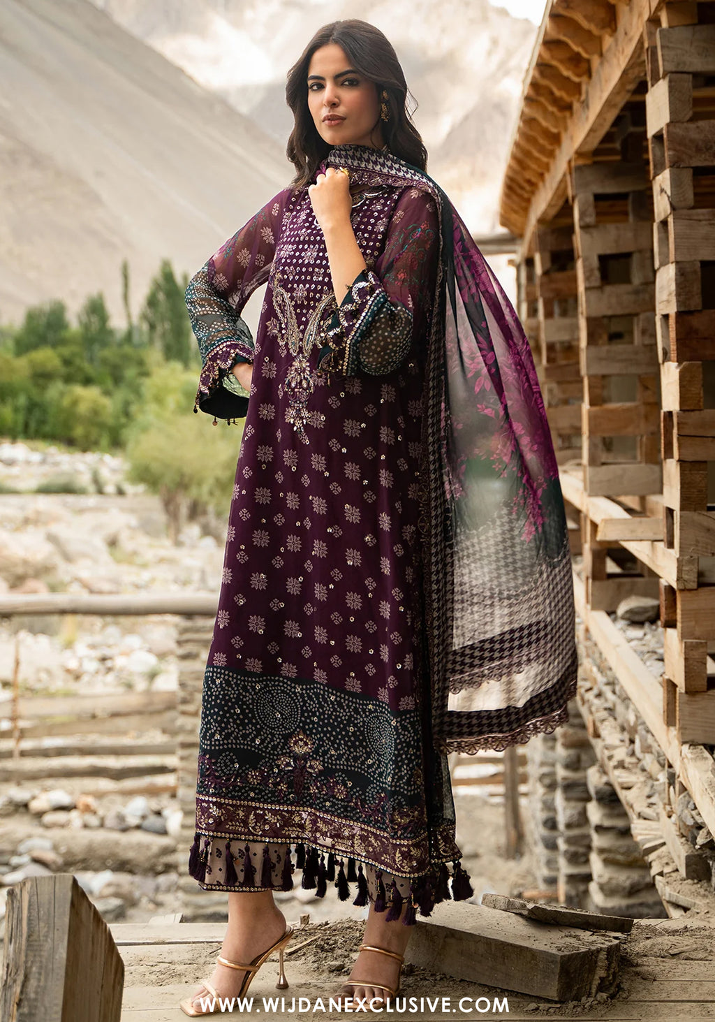 Vasal by Charizma | Unstitched Embroidered Luxury Formal Chiffon Collection'26 (VSLW6-12)
