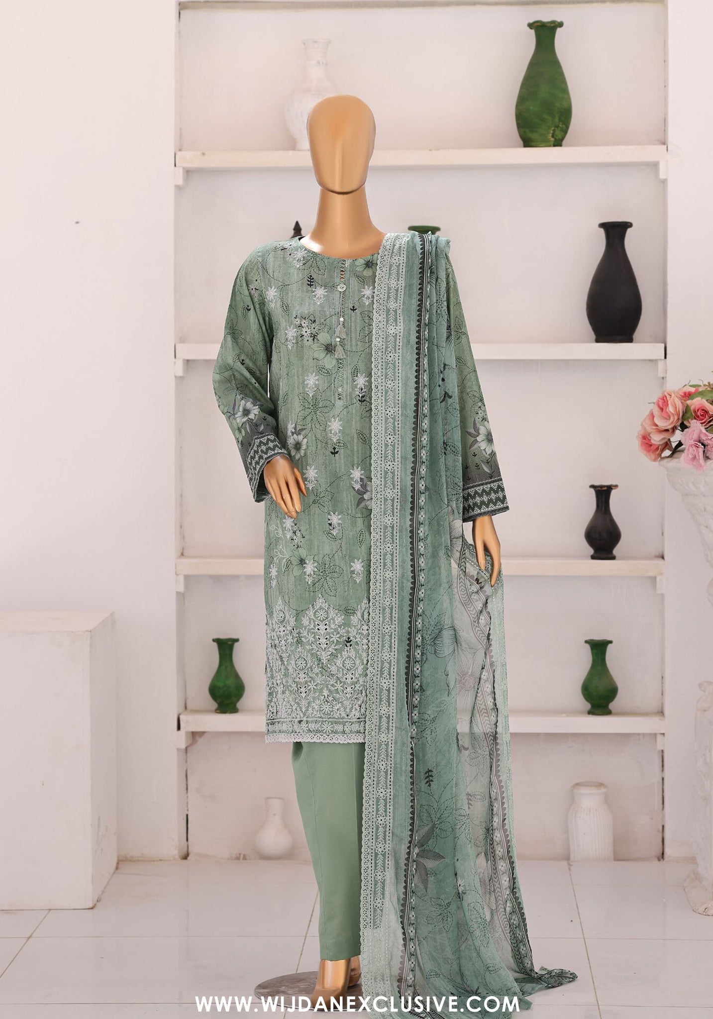 HZ Premium Chikankari Unstitched Printed Embroidered Vol-02 Collection - 2026 (PCE-659)
