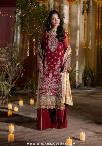 Shagun by Imrozia Serene | Unstitched Wedding Formals - 2025 M-109 Hoorain