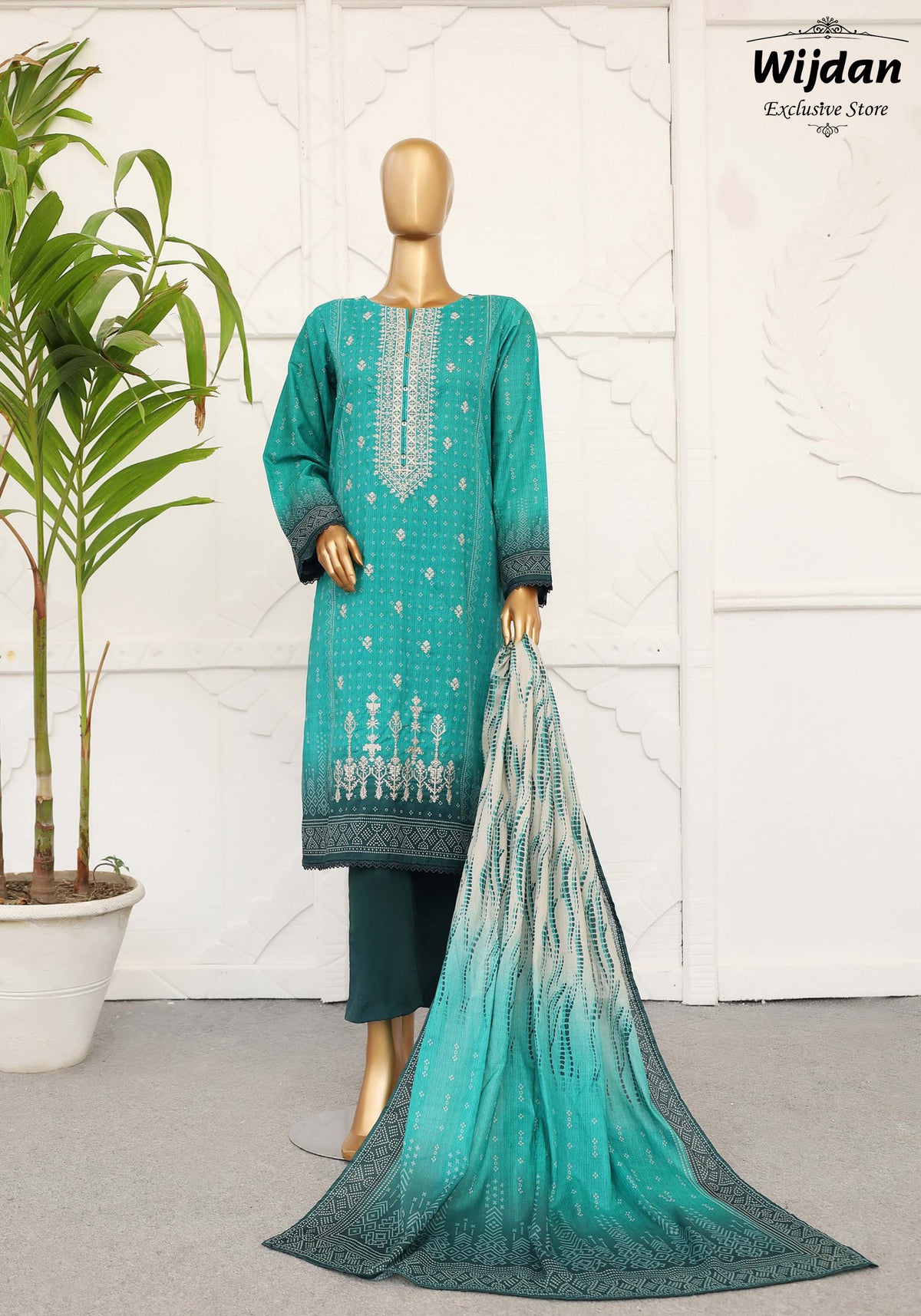 Sadabahar Embroidered Lawn Collection Vol-01 D-01