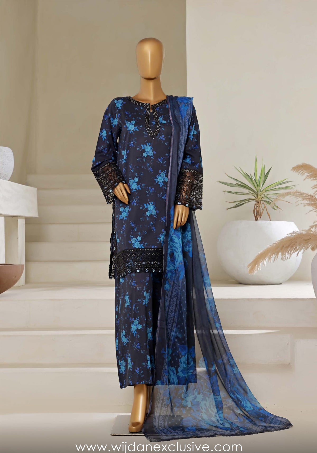 Malika Embroidered Festive Collection'25 Vol-04 by Sadabahar D-01