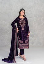 Sincera by Tawakkal | Unstitched Fancy Embroidered Velvet Collection - 2026 (D-5705)