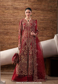 Starlit Jewels by Emaan Adeel | Unstitched Embroidered Festive Formal Collection - 2026 (RUBY VEIL)