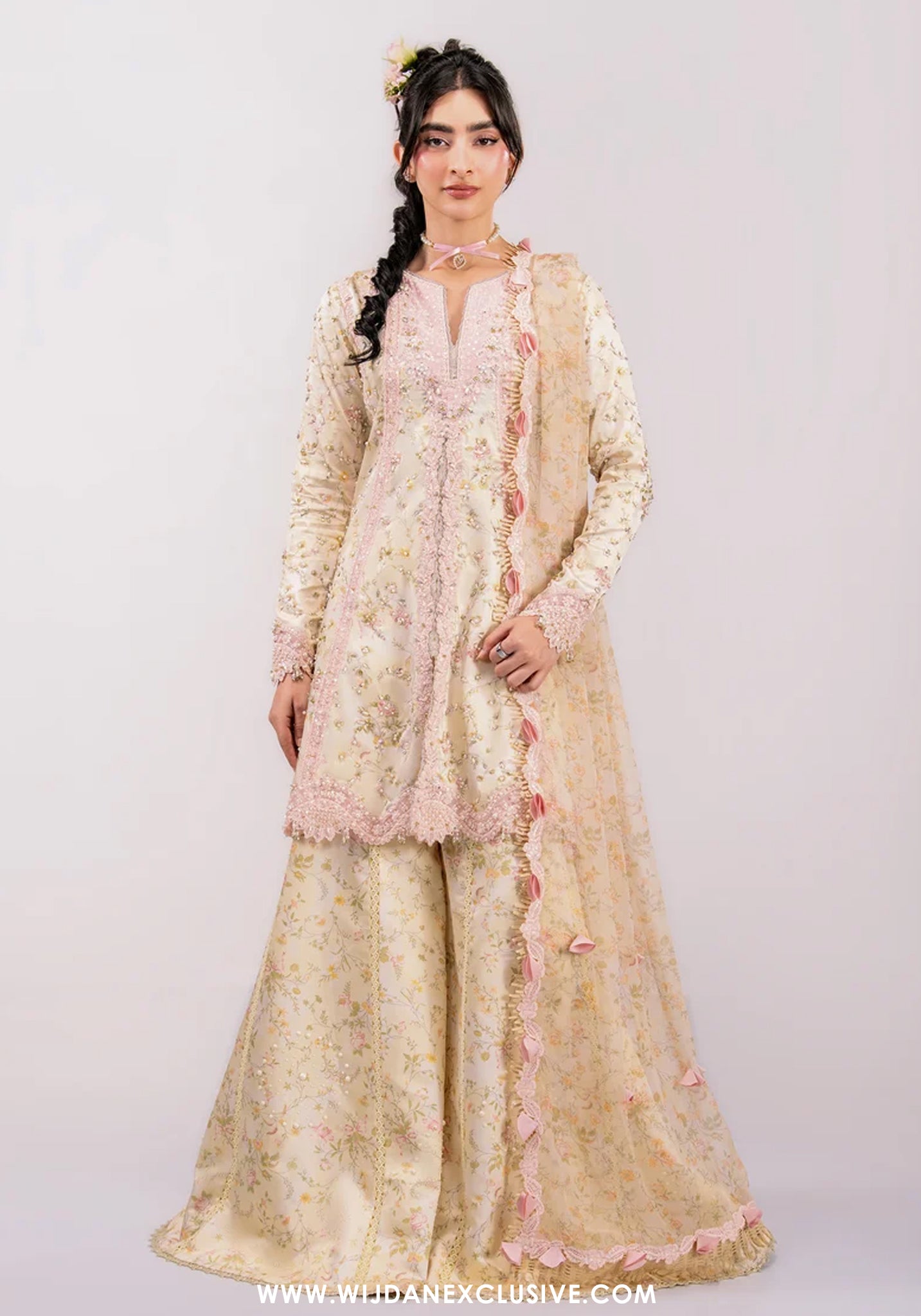 Luxe by Qalamkar | Unstitched Embroidered Silk Formal Collection - 2026 (SOLENE)