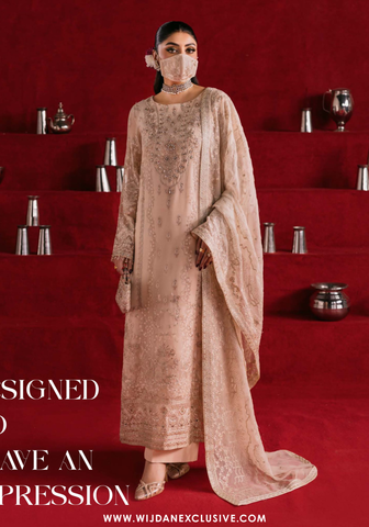 Flossie Kohinoor Unstitched Luxury Chiffon Collection - 2025 K-101