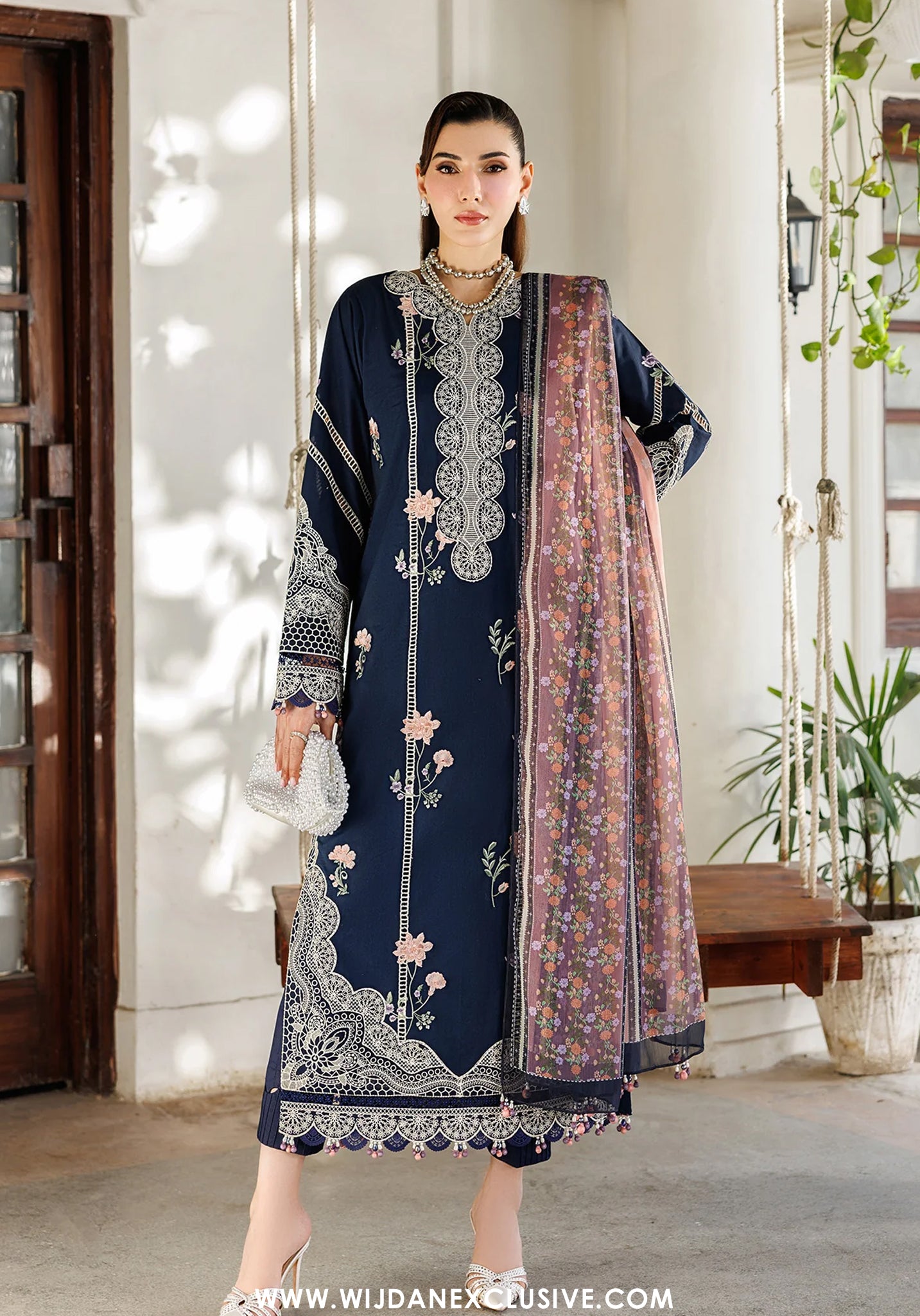 Alizeh Unstitched Embroidered Eid Festive Lawn Collection - 2026 (CAROL)