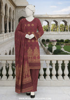 Chashni Broshia Unstitched Lawn Collection by Wijdan (D-01)