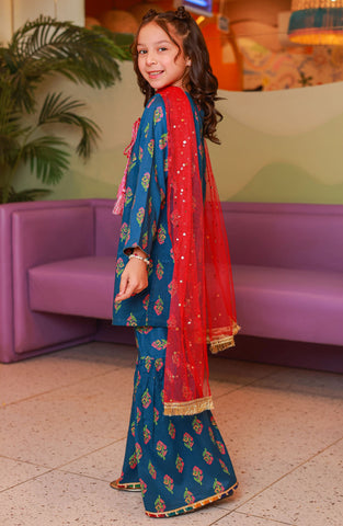 Guriya Kids Boutique Girls Spring Collection'25 by Amna khadija D-01
