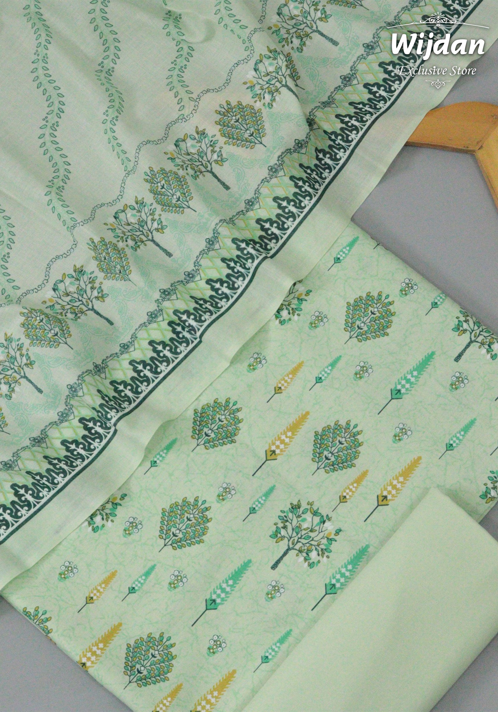 Wrinkle Free Un-Stitched Printed Coll'25 Vol-24 by Amna Khadija D-01