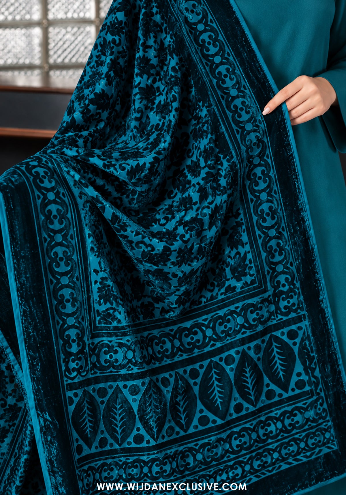 Raagni by Wijdan | Unstitched Palachi Shawl Collection - 2026 (D-01)