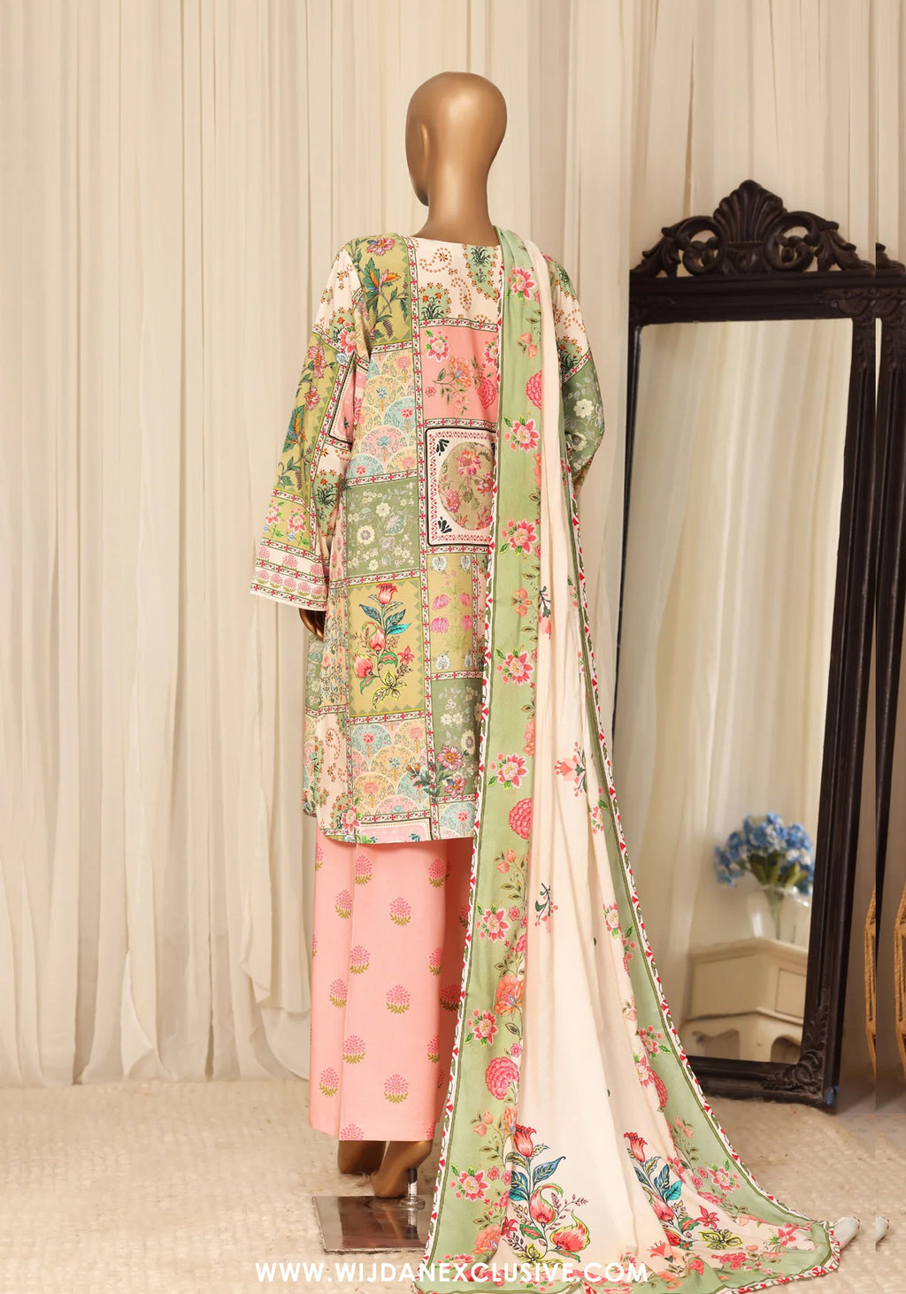 Sadabahar Stitched Printed Linen Collection - 2026 (D-01)