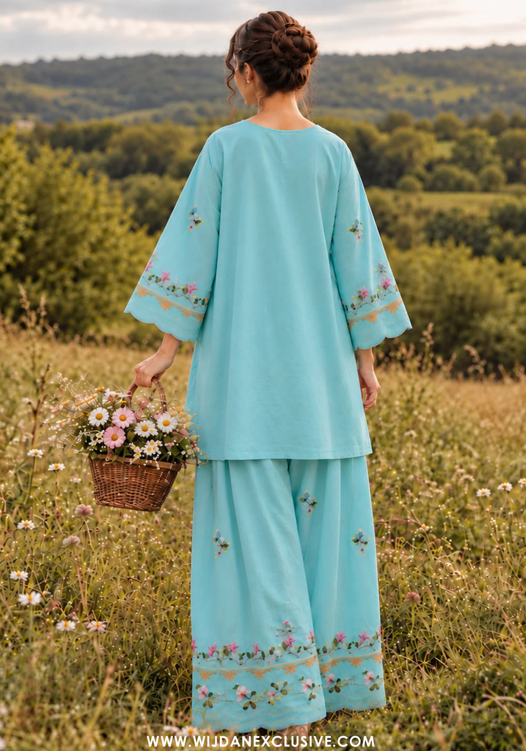 Fairy Meadows by Amna Khadija | Stitched Cotton Co-ord Set Collection - 2026 (D-01)