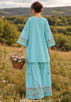 Fairy Meadows by Amna Khadija | Stitched Cotton Co-ord Set Collection - 2026 (D-01)