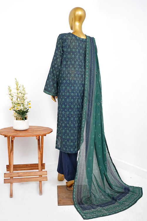 Bin Saeed Stitched Exclusive Printed Lawn Vol-10 Collection – 2026 (D-01)