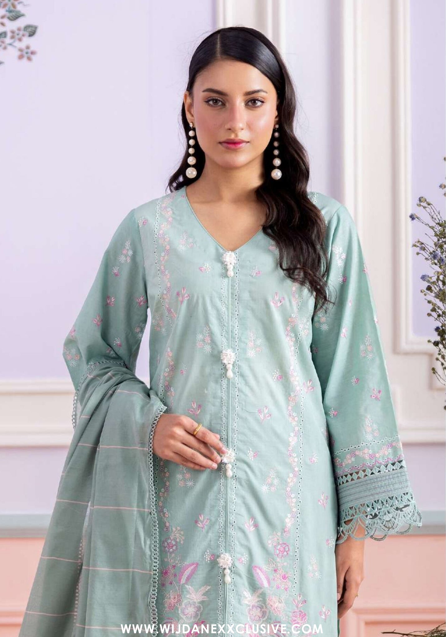 Zellburry Unstitched 3pc Printed & Embroidered Lawn Collection - 2026 (WUS-0645)