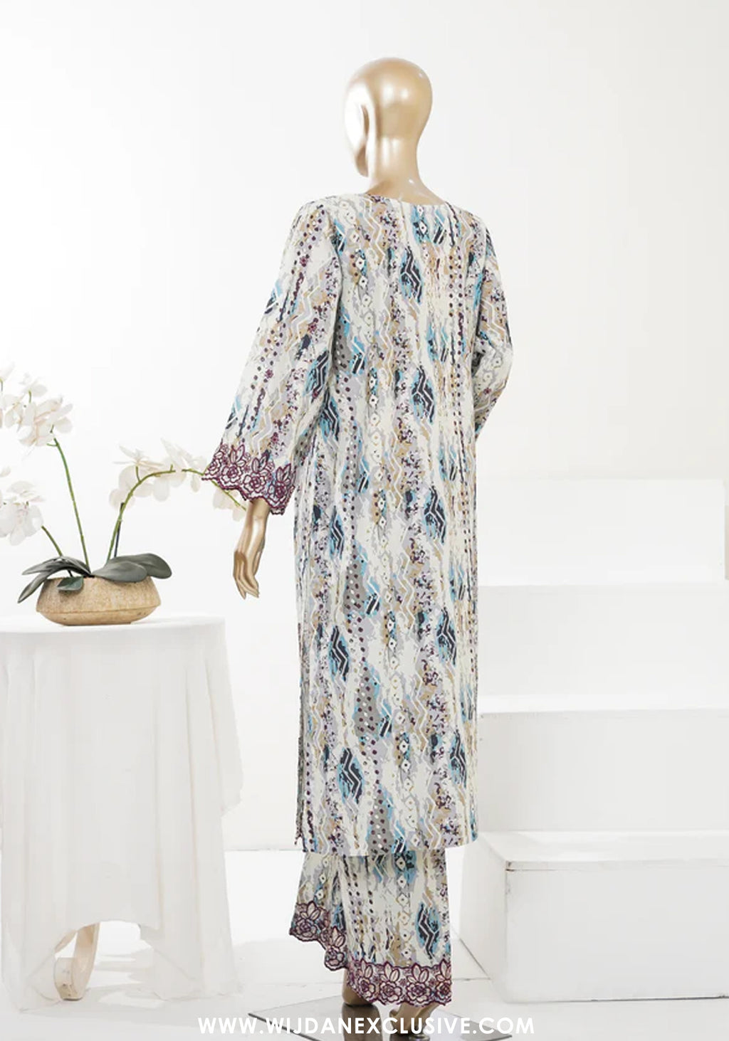 Summer Essentials by Amna Khadija | Stitched Embroidered 2PC Co-Ords Collection - 2026 (D-01)