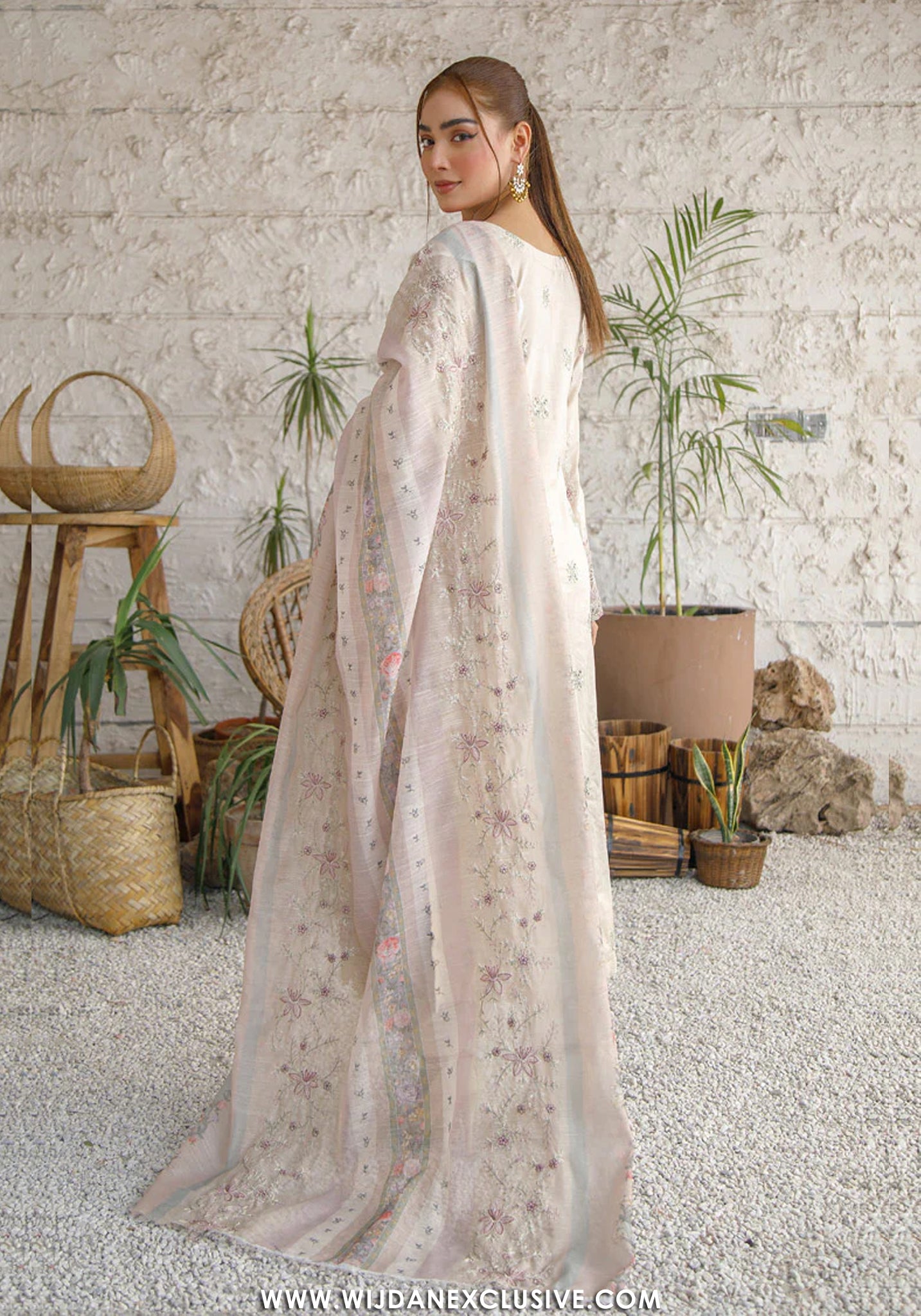 Chashni by Marjjan | Unstitched Embroidered Lawn Collection - 2026 MNC-204 (SKIN)