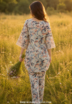 Summer Essentials by Amna khadija | 2pc Emb Co-ords Set Collection'26 (D-01)