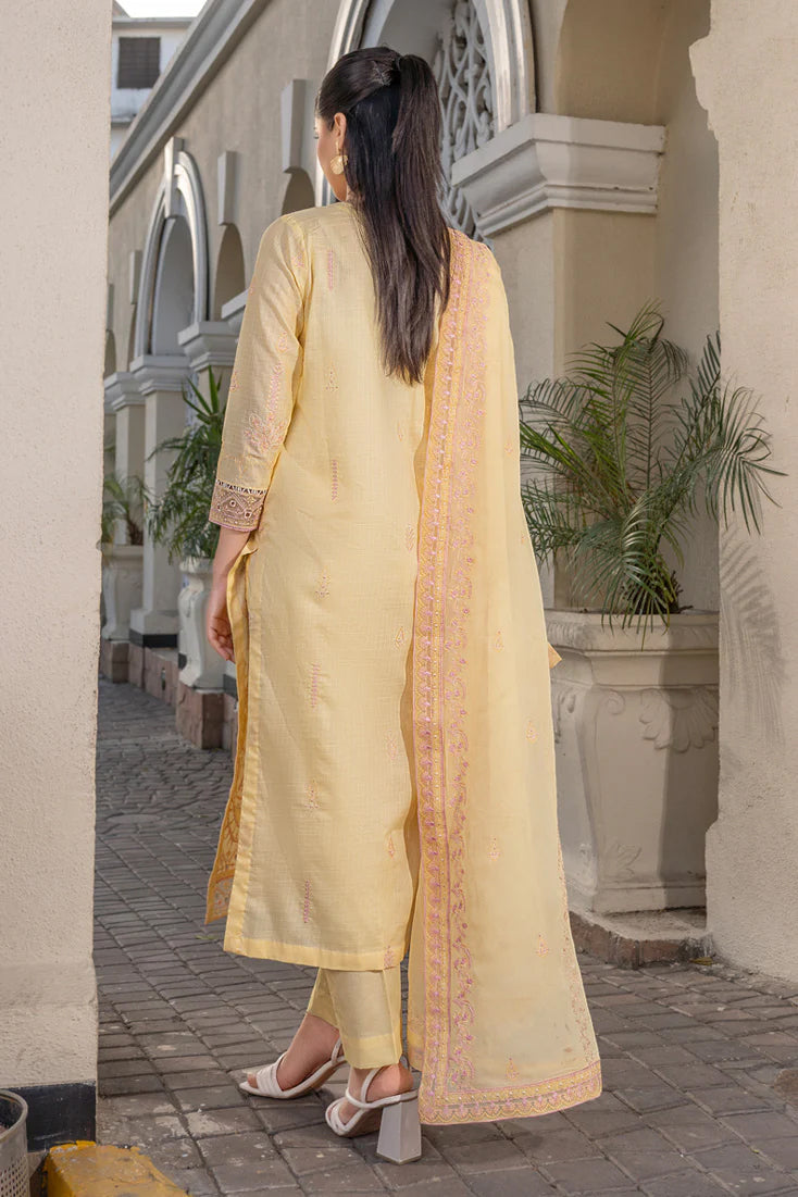 Marjjan Unstitched Embroidered Lawn Collection - 2026 (D-01)