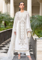 Maria.B Unstitched Embroidered Lawn Collection - 2026 (D-01)