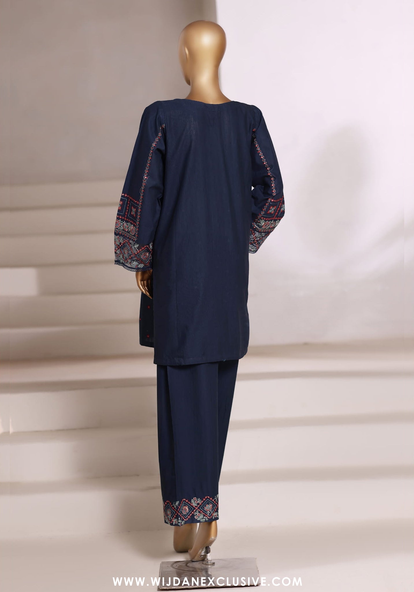 Sadabahar Vybe Stitched 2PC Embroidered Sets Vol-II Collection - 2025 (BLUE)