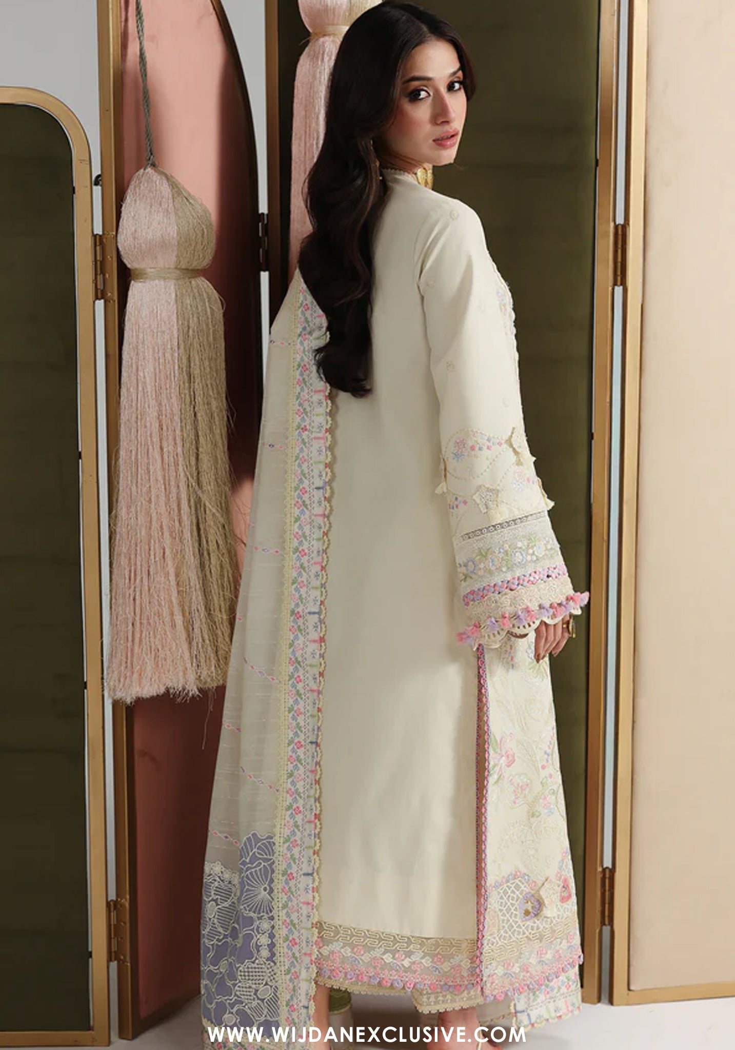 Qalamkar Unstitched Embroidered Festive Lawn Collection - 2026 (ELMA)