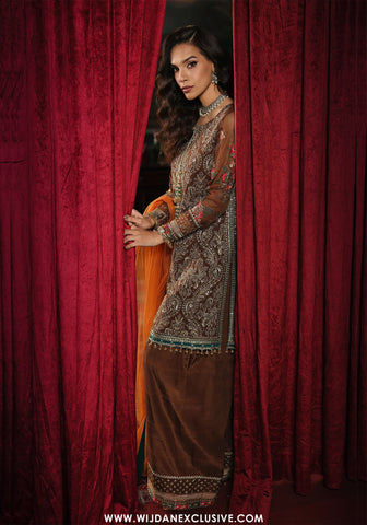 Aura by Charizma | Unstitched Luxury Chiffon Vol-01 Collection - 2026 CA26-07