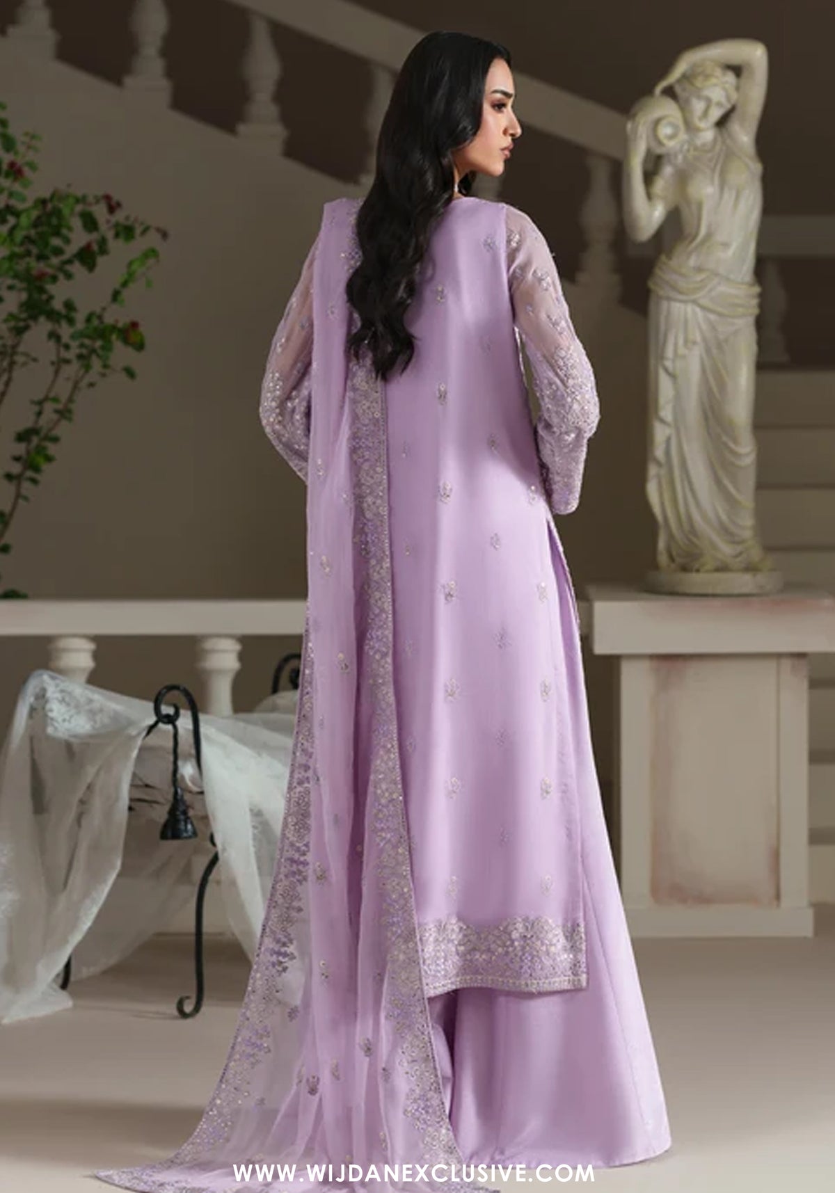 Modern Heirloom by Emaan Adeel | Unstitched Emb Chiffon Formal'26 (EMMELINE)