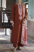 Before Sunset by Casual Lite | Stitched Embroidered Cotton Lawn Collection - 2026 (D-01)